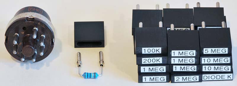 Figure 2 — Original resistor and diode plug components for the EC-1 problem board