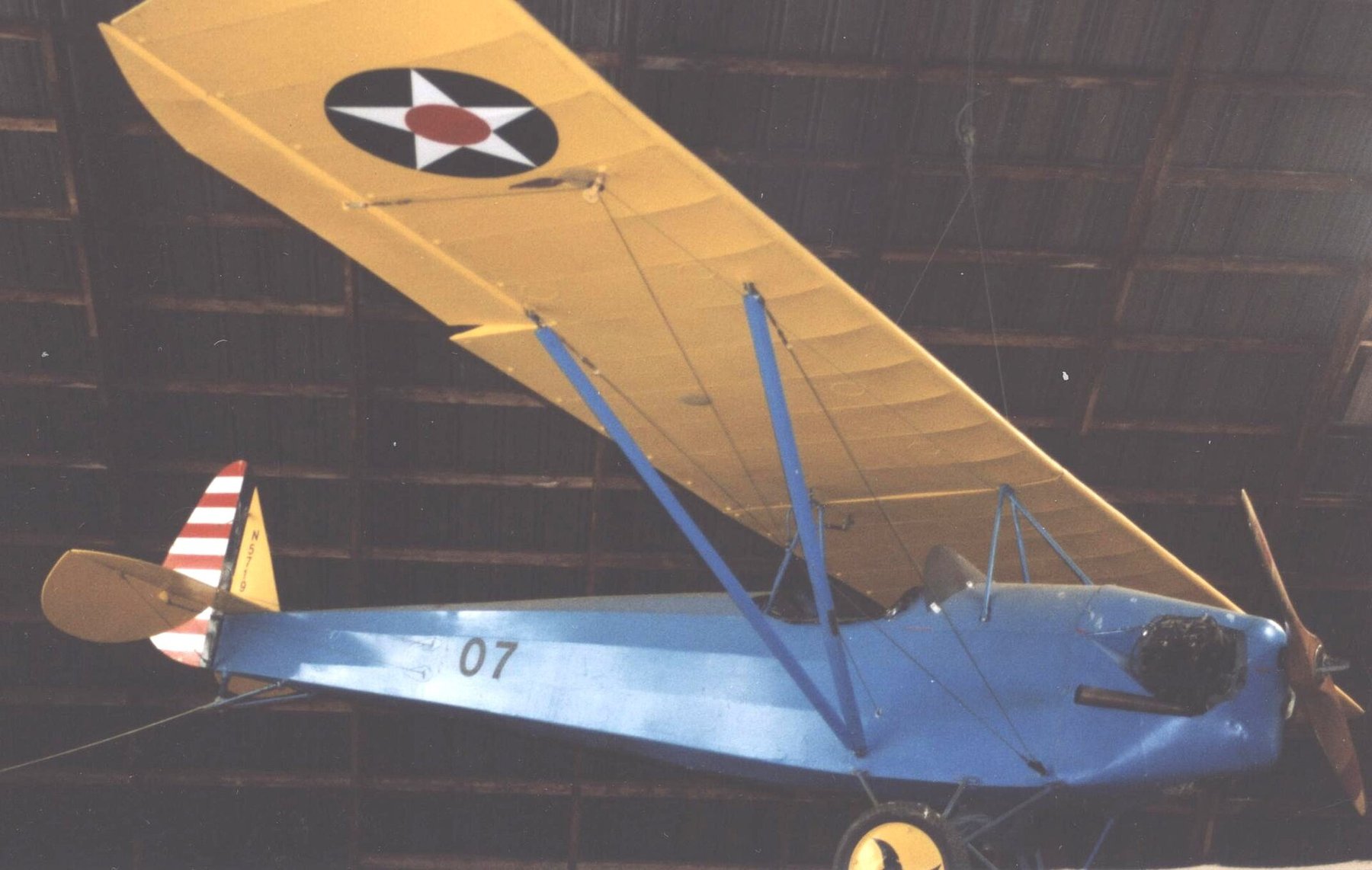 Figure 11 — A Heath LNA-40 Parasol at Old Rhinebeck Aerodrome, New York, in 2005. The LNA-40 was the Niles company's answer to the loss of the Henderson engine: the certified airframe with a 37 hp Continental …