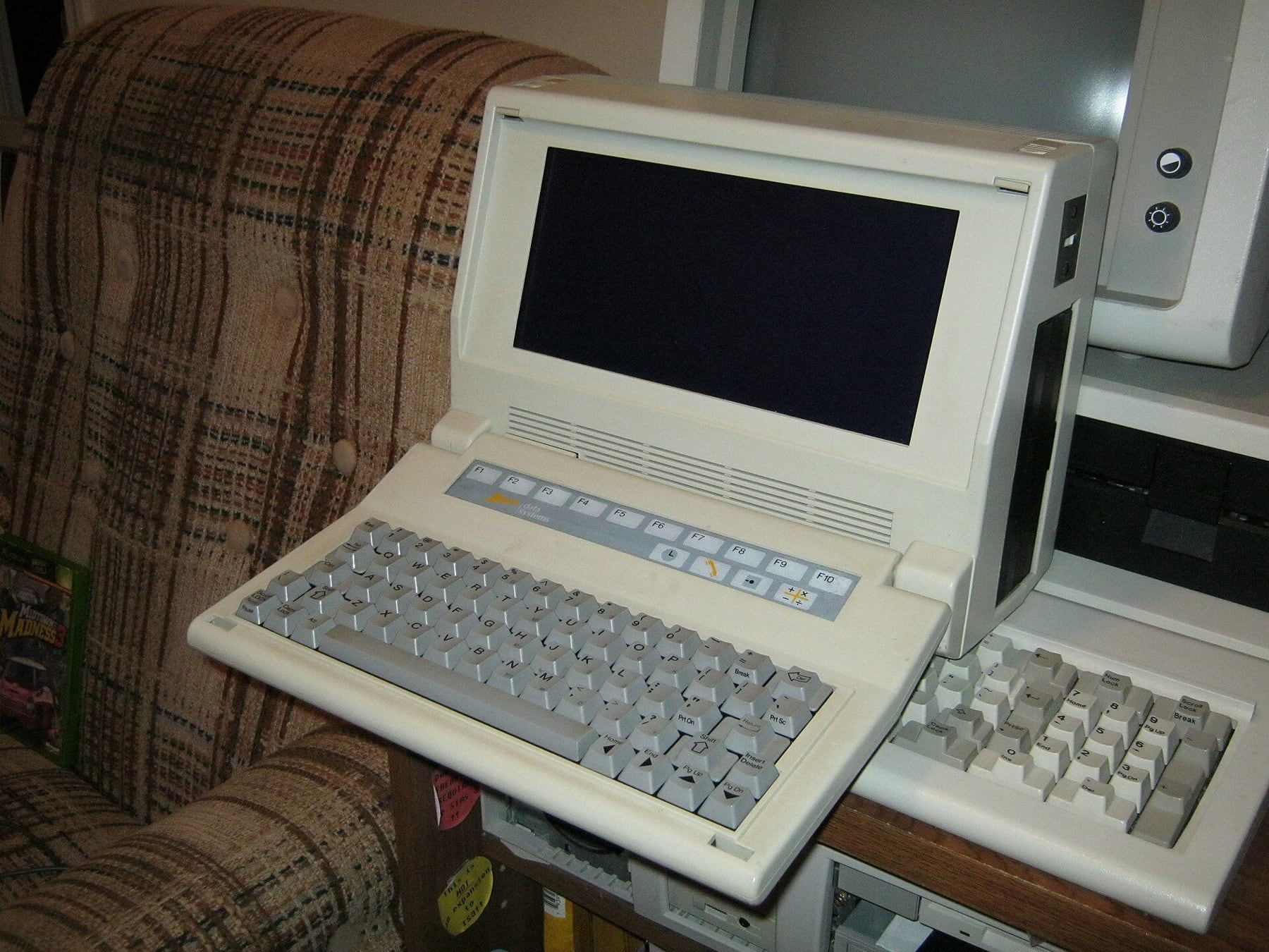 Figure 7 — A Zenith Z-171 portable, the machine that beat IBM for an Internal Revenue Service contract in 1986. It was originally designed by Morrow as the Pivot II. ZDS's government business, not the kit cat…
