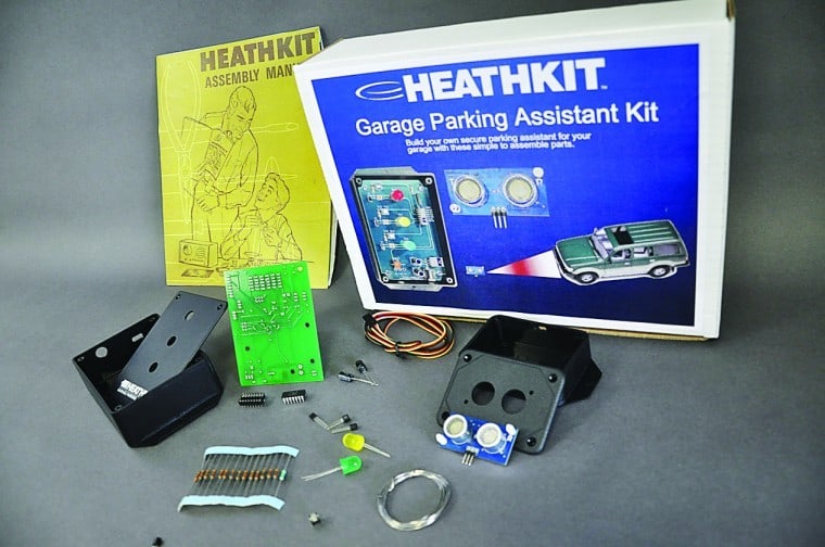 Figure 4 — The GPA-100 Garage Parking Assistant kit of 2011, one of the two products with which Heathkit Educational Systems tried to return to kits. The effort lasted less than a year.